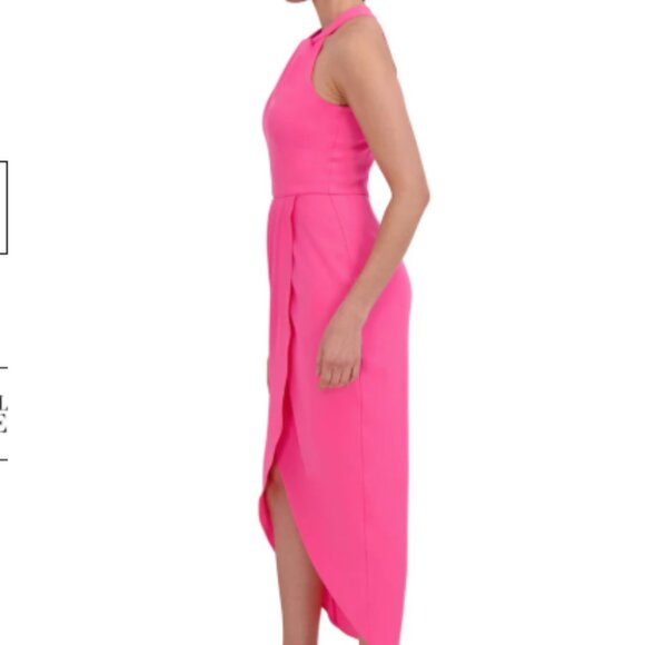 NWOT Julia Jordan Knot Neck Tulip Hem Dress size 4 - Picture 3 of 10